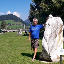 Alfred with a beauty of Irdning in the Austrian valley Ennstal